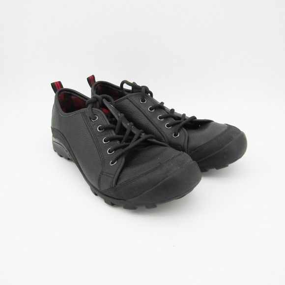 Tommy Hilfiger Leather Oxford Shoes Mens 9M Black Lace Up Casual - Picture 3 of 10